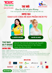 THƯ MỜI SỰ KIỆN CAFE KẾT NỐI GIAO THƯƠNG THỨ 7 TUẦN 28